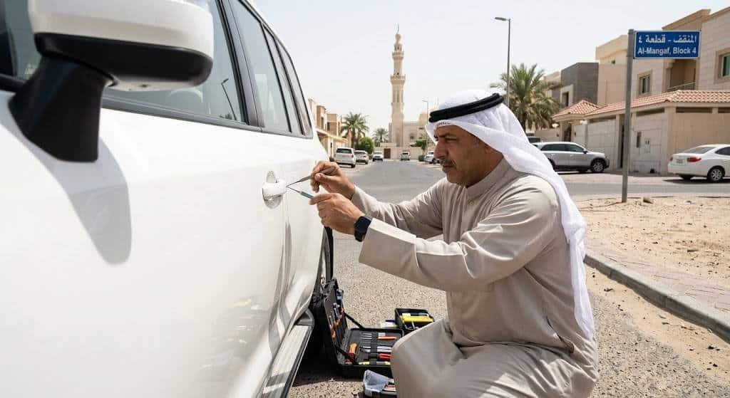 فتح سيارات المنقف بالكويت