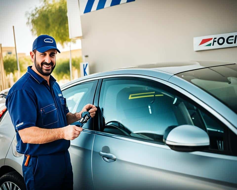 فتح السيارات المقفلة
