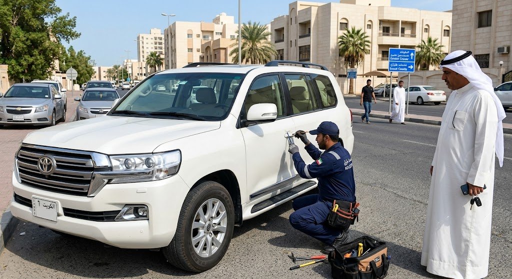 أسرع وأضمن خدمة فتح سيارات ابوالحصاينه بالكويت لفتح الأقفال الذكية والعادية بأمان تام وبدون أي خدوش